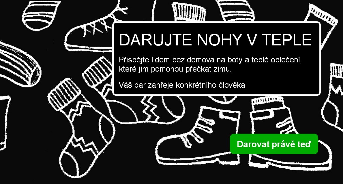 Pomoc lidem bez domova v Praze