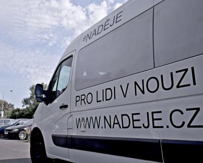 Mobilka NADĚJE brázdí pražské ulice již 10 let