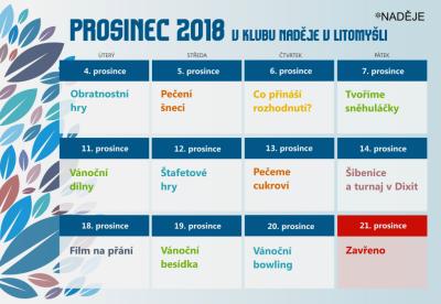 Program na prosinec