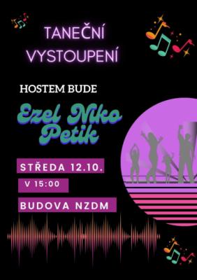 Taneční vystoupení v budově NZDM