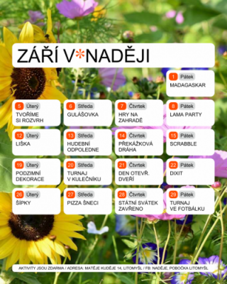 PROGRAM ZÁŘÍ