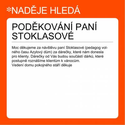 PODĚKOVÁNÍ 