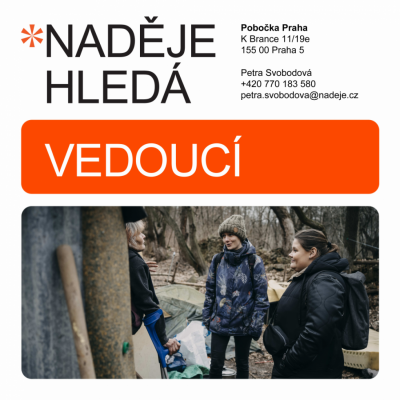 Hledáme vedoucího terénního programu