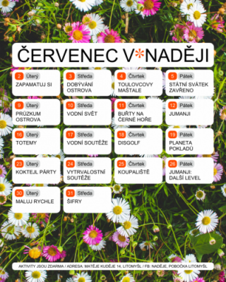 PROGRAM ČERVENEC