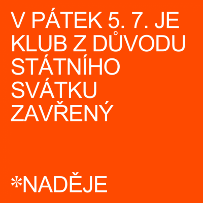 STÁTNÍ SVÁTEK - ZAVŘENO