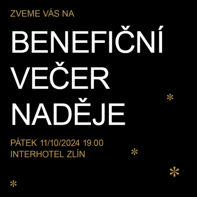 Benefiční večer 11. 10 2024