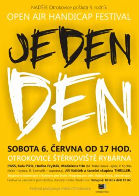 4. ročník festivalu OPEN AIR HANDICAP - JEDEN DEN