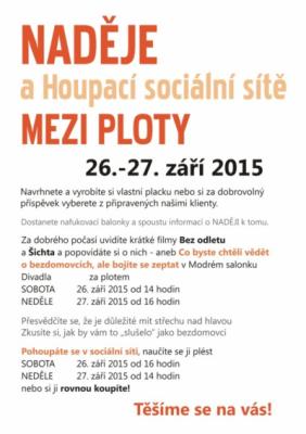 Potkejte se s NADĚJÍ v Houpacích sítích MEZI PLOTY