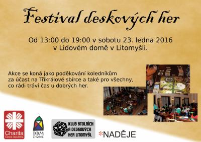 Festival deskových her 23.1.