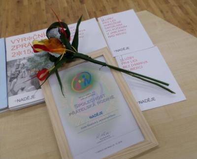 NADĚJE získala ocenění v soutěži Společnost přátelská rodině v Libereckém kraji