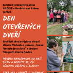 Den otevřených dveří v sociálně terapeutické dílně