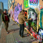 Pražská pobočka NADĚJE a Orionka Graffiti Wall
