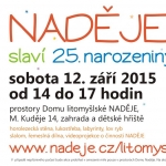 NADĚJE SLAVÍ NAROZENINY