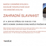 Zahradní slavnosti chráněného bydlení a sociálně terapeutické dílny